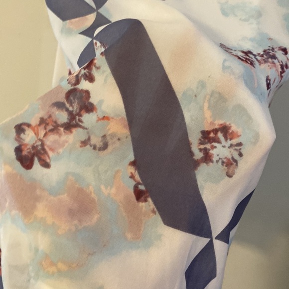 NWT, O’Neill, Bohemian Floral Dress, Pink & Lavender, Sheer w/ lining - Picture 5 of 10